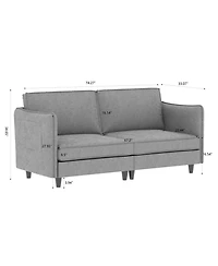 Streamdale Furniture 74" Loveseat Sofa