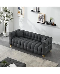 Streamdale Furniture Tech Fabric 3-Seat Sofa- 80" Long, Waterproof, Stain & Cat-Proof
