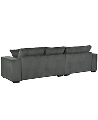 Streamdale Furniture Large Sectional Sofa- Thick Cushions, Cup Holders & Charging