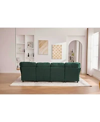 Streamdale Furniture Streamdale Modular Sectional Sofa- Convertible 6-Seat Couch with Chaise & Ottoman