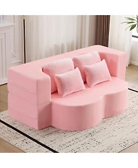 Streamdale Furniture Queen Foldable Sofa Bed Futon Couch Sleeper