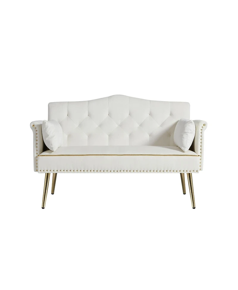 Streamdale Furniture Velvet Loveseat Sofa
