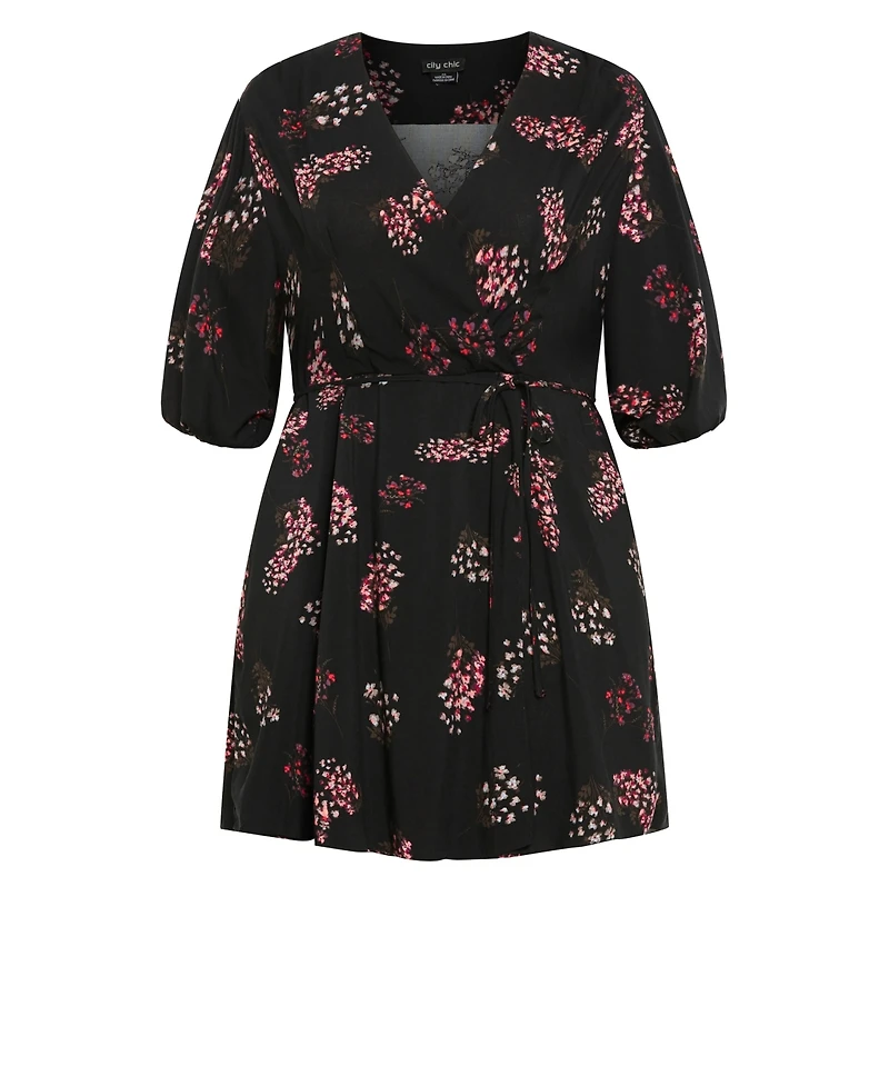 City Chic Plus Cassie Floral Dress