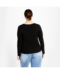 City Chic Women's Brooklyn Sweater
