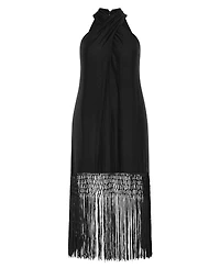 City Chic Plus Calypso Fringe Dress