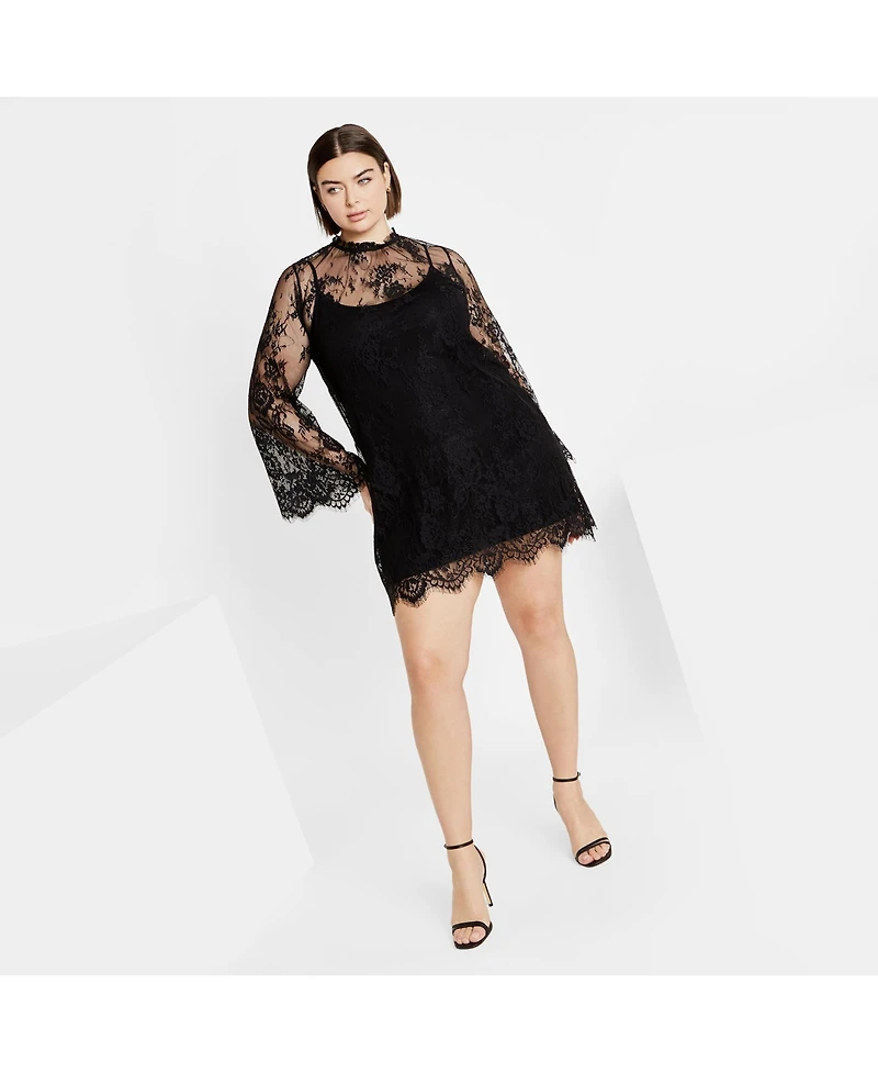 City Chic Women's Plus Micaela Dress