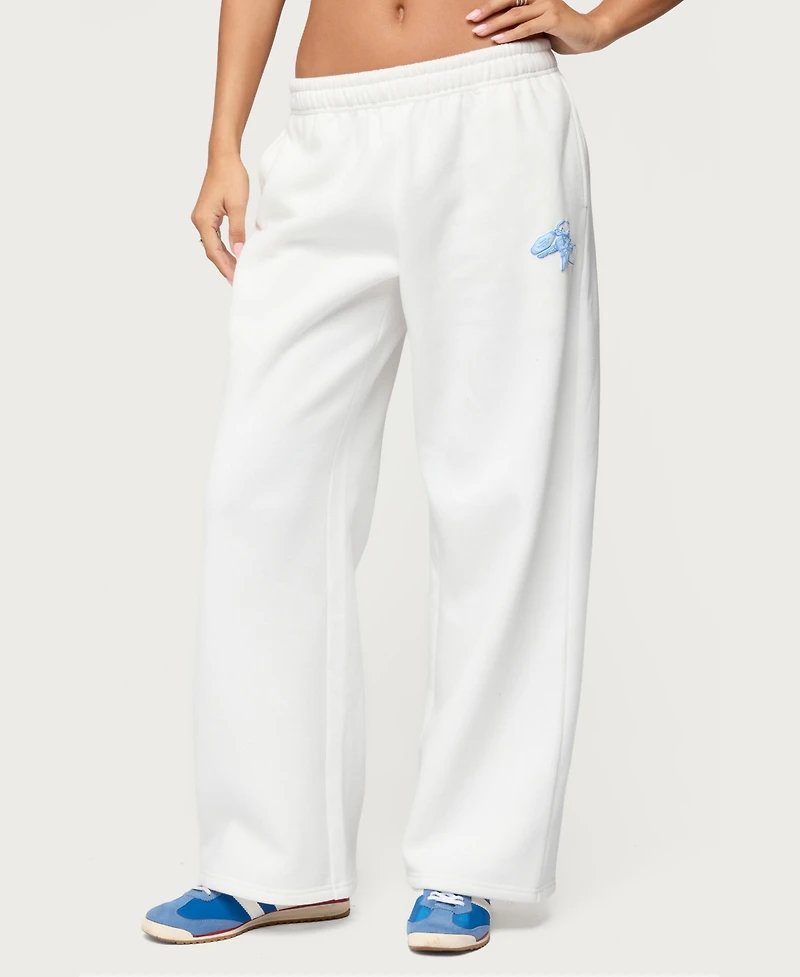 Edikted Women's Keychain Cutie Straight Leg Sweatpants