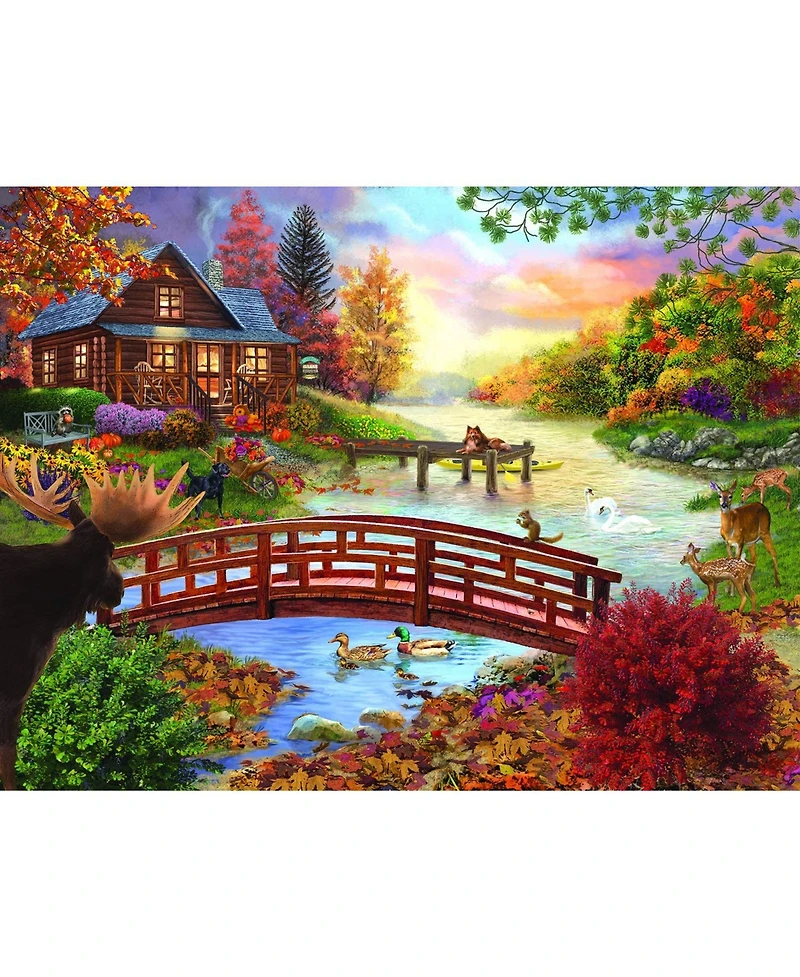 SunsOut Autumn Evening 1000 piece Jigsaw Puzzle for Adults