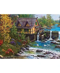 SunsOut Mill by the Stream 1000 piece Jigsaw Puzzle for Adults