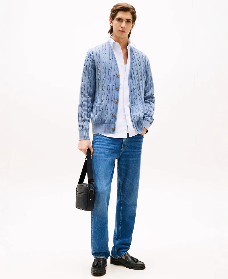 Tommy Hilfiger Men's Monogram Reporter Bag