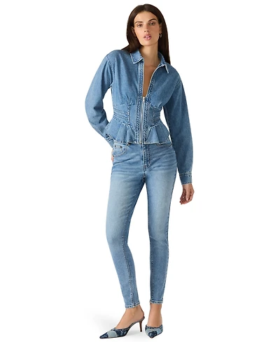 Steve Madden Women's Aria Corset Waist Top