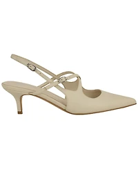 Calvin Klein Women's Vierra Strappy Slingback Kitten Heel Pumps