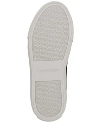 Calvin Klein Women's Caspian Denim Round Toe Lace-Up Sneakers