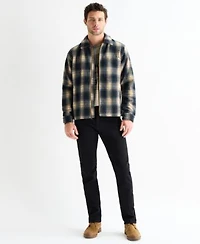Lucky Brand Mens Plaid Long Sleeve Jacket Fender Stratocaster Crewneck T Shirt The 410 Athletic Slim Fit Jeans