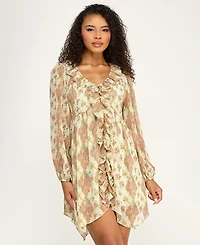 Seni & Cade Women's Ruffle Front Dress