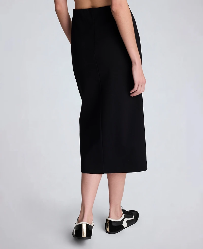 Kenneth Cole Women's Pull-On Column Slit Skirt