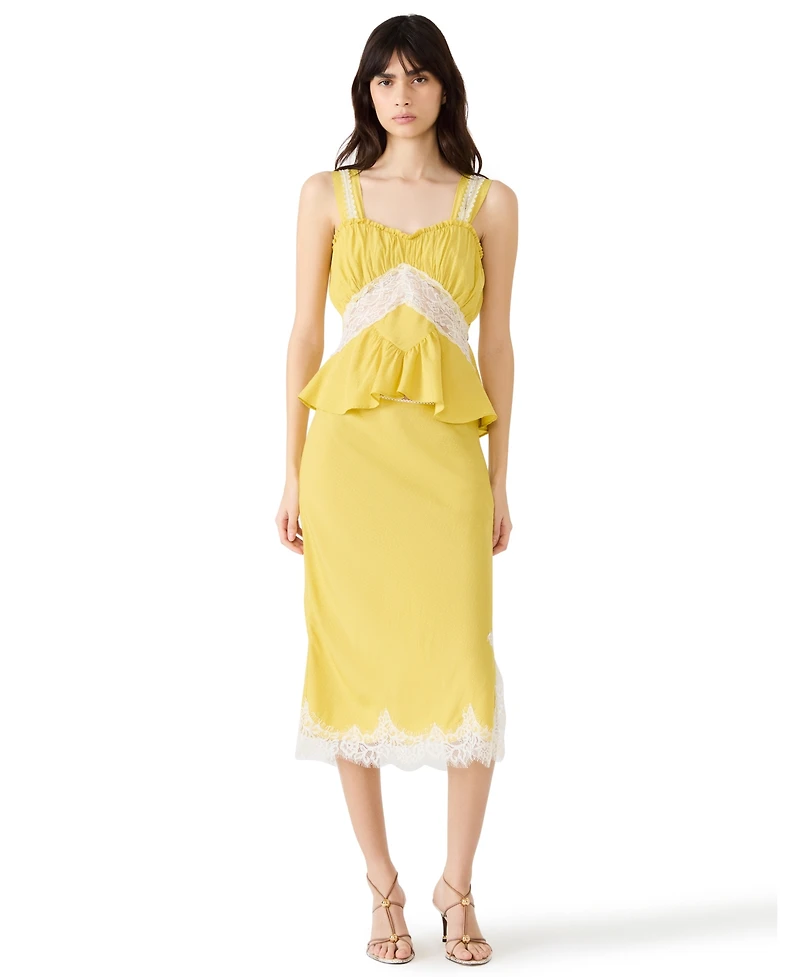 Steve Madden Women's Cinthia Straight A-Line Skirt