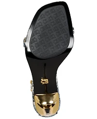 Donna Karan New York Women's Pryce Buckle Ankle-Strap Dress Sandals