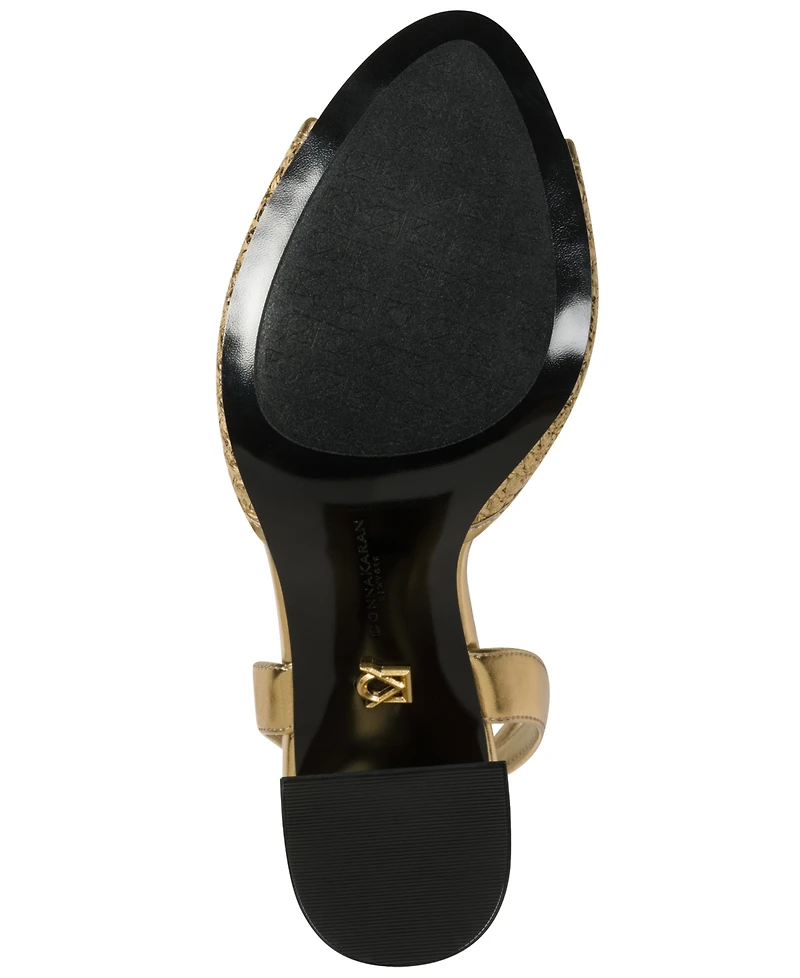 Donna Karan New York Women's Sinclair Ankle Strap Dress Sandals