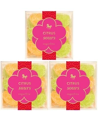 Sugarfina Citrus Sours Candy Cube Kit, 3 Pieces