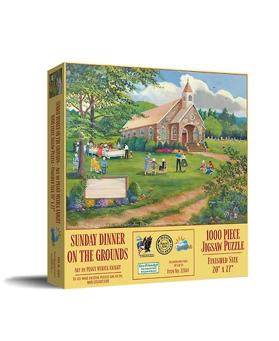 SunsOut Sunday Dinner on the Grounds 1000 piece Jigsaw Puzzle for Adults