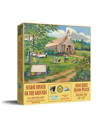 SunsOut Sunday Dinner on the Grounds 1000 piece Jigsaw Puzzle for Adults