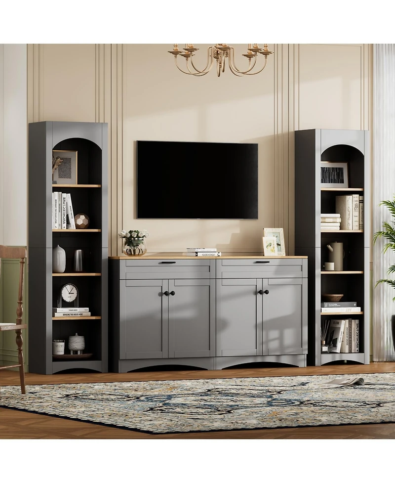 Streamdale Furniture Farmhouse Entertainment Center for 70