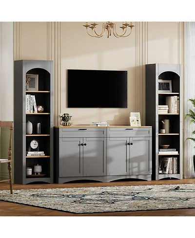 Streamdale Furniture Farmhouse Entertainment Center for 70