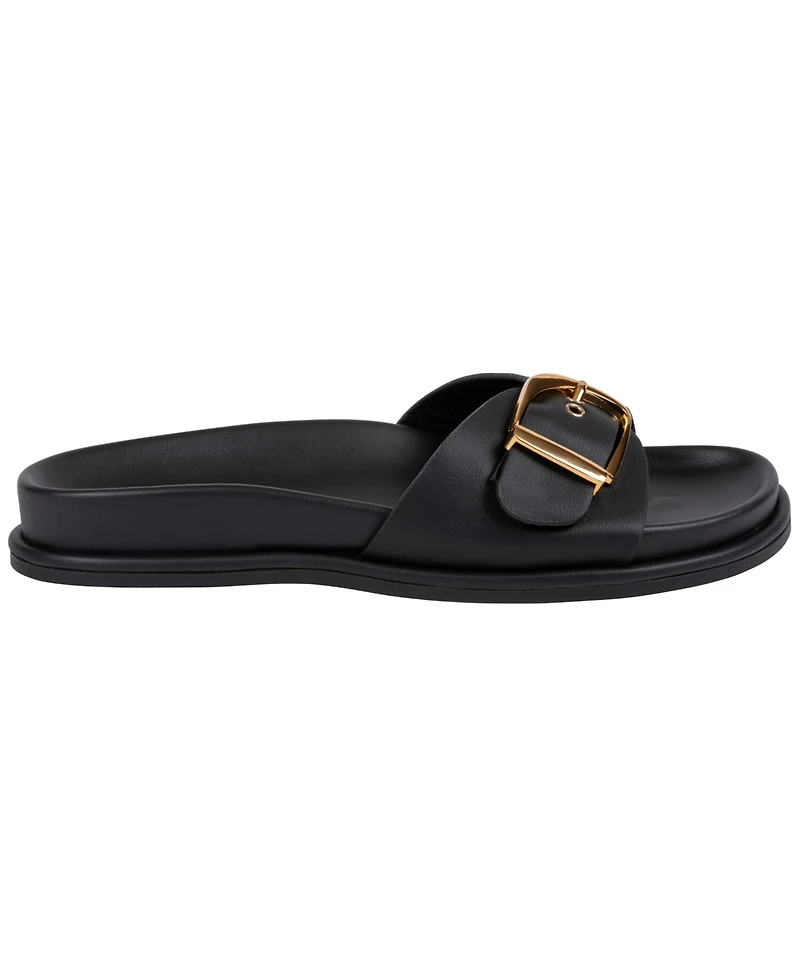 Gc Shoes Women's Buckle Detail Slip-On Sandals