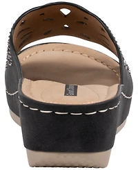 Gc Shoes Women's Embellished Round Toe Sandals