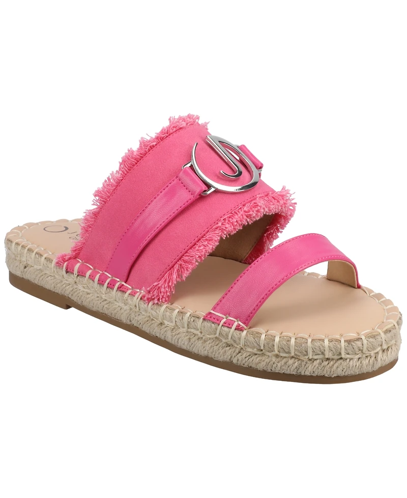 Journee Collection Women's Keelee Slip-On Espadrille Sandals