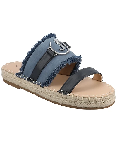 Journee Collection Women's Keelee Slip-On Espadrille Sandals