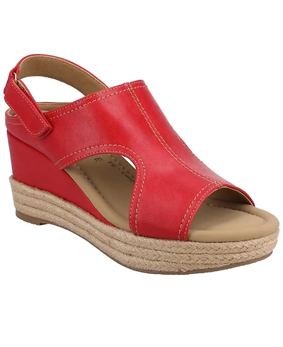 Journee Collection Women's Rayleigh Espadrille Wedge Sandals