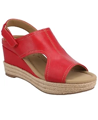 Journee Collection Women's Rayleigh Espadrille Wedge Sandals