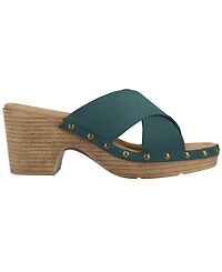 Journee Collection Women's Silvana Casual Wedge Sandals