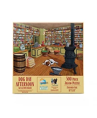 SunsOut Dog Day Afternoon 500 piece Jigsaw Puzzle for Adults