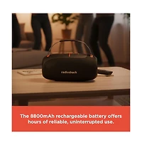 RadioShack 80W IPX5 Splashproof Powerful Portable Bluetooth Speaker Black & Orange with Tws for Pairing