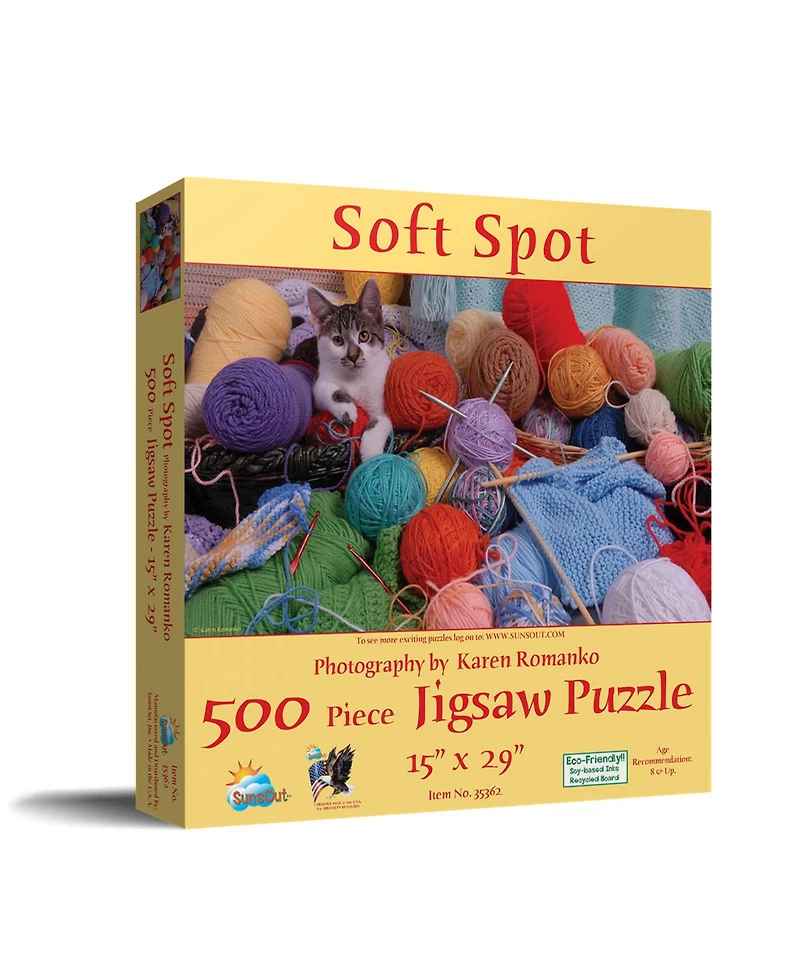 SunsOut Soft Spot 500 piece Jigsaw Puzzle for Adults
