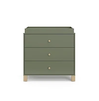 Storkcraft California 3 Drawer Chest With Topper
