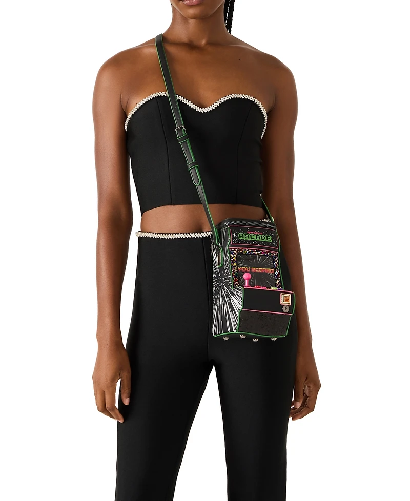 Betsey Johnson Scored Crossbody Mini Handbag