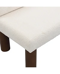 Streamdale Furniture Boucle Ottoman Bench