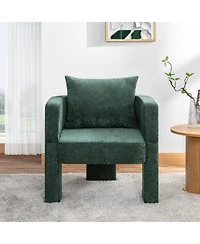 Streamdale Furniture Chenille Accent Chair - Dark Green
