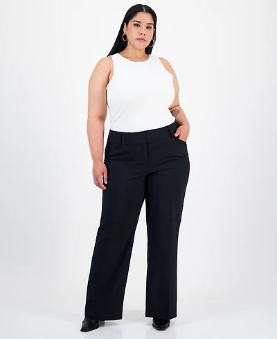 I.n.c. International Concepts Plus and Petite Curvy Bootcut Pants, Created for Macy's