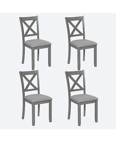 Streamdale Furniture Streamdale Dining Chairs Set of 4, Padded Seat