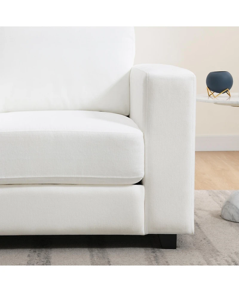 Streamdale Furniture Oversized Chenille Accent Chair, Washable Cover