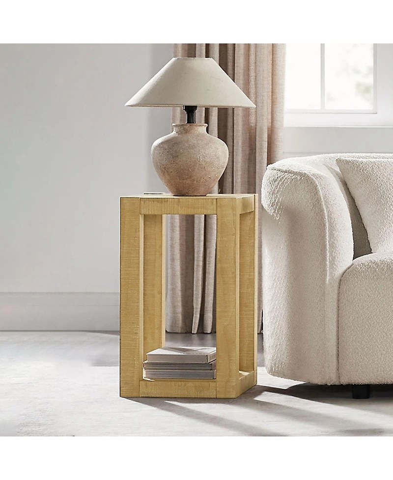 Streamdale Furniture 14" Rectangular Side/Coffee Table - Modern End Table