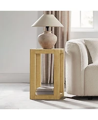 Streamdale Furniture 14" Rectangular Side/Coffee Table - Modern End Table