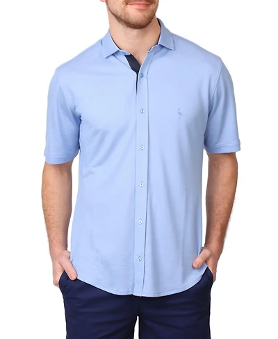 Tailorbyrd Men's Modal Short Sleeve Shirt