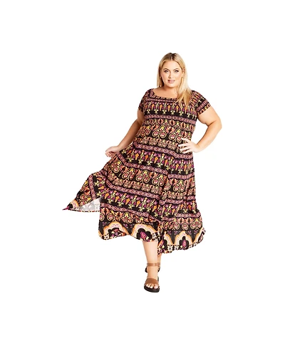 Avenue Women's Raelynn Border Dress