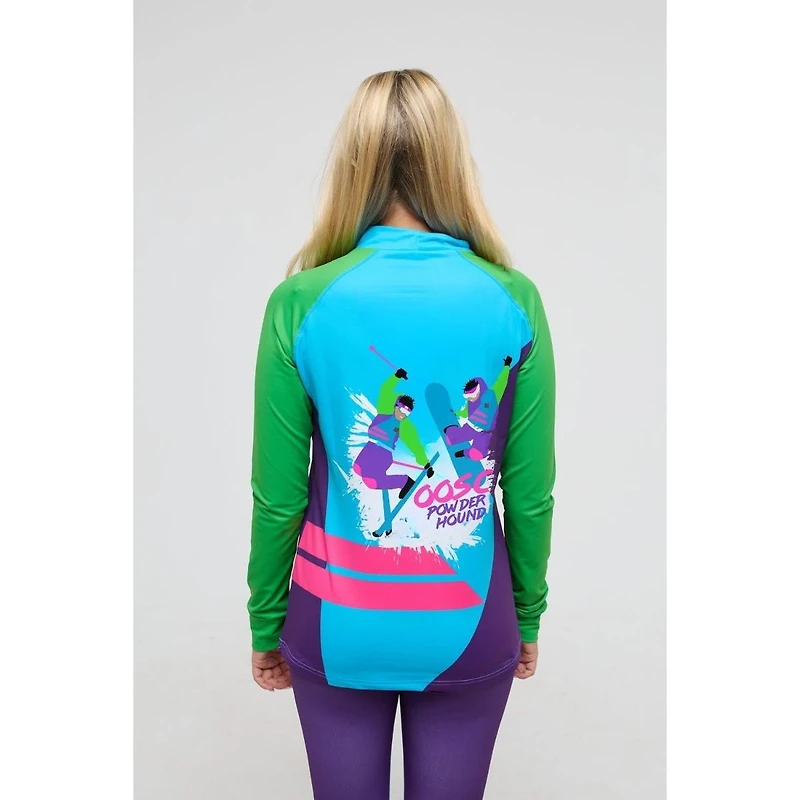 Oosc Women's Baselayer Top - Powder Hound